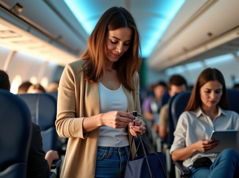 Parfum en avion : règles pour le transport en cabine et en soute