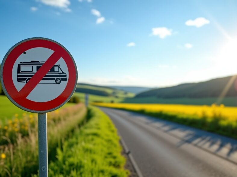 Panneau interdit aux camping-cars de plus de 3,5 tonnes : ce que le Code de la route précise réellement